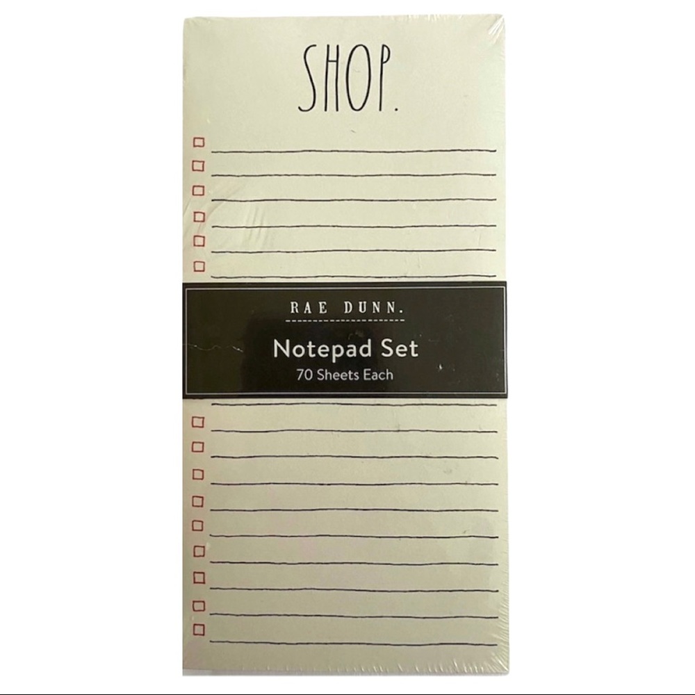 Rae Dunn Notepad Set